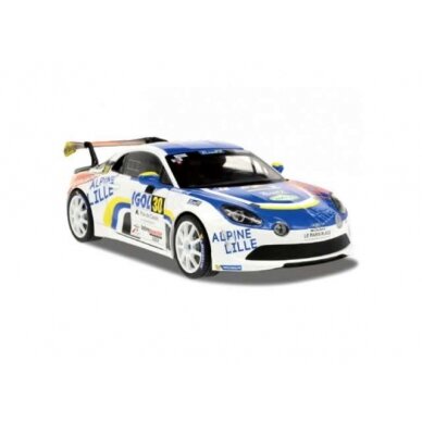 PRE-ORD3R Solido 2020 Renault Alpine A110 RGT #30 Delecour Rally Du Touquet, white/yellow/black