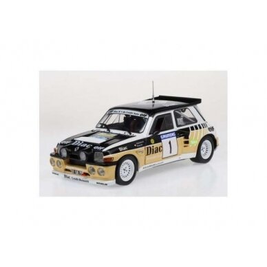 PRE-ORD3R Solido Renault 5 Rally de Var F. Chatriot #1, white/yellow/black