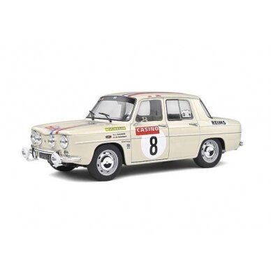 PRE-ORD3R Solido Renault 8 Gordini #8 Ragnotti/Duvernay Monte Carlo, white