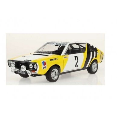 PRE-ORD3R Solido Renault Rally de L'Hivers Russe #2 B. Krupa, white-yellow-black