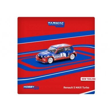PRE-ORD3R Tarmac 1/64 1985 Renault 5 Maxi Turbo #3 Jean Ragnotti/Pierre Thimonier winner Tou