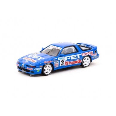 Tarmac Modeliukas 1/64 1989 Toyota Supra Turbo MA70 #3 Macau Guia Race, blue/white