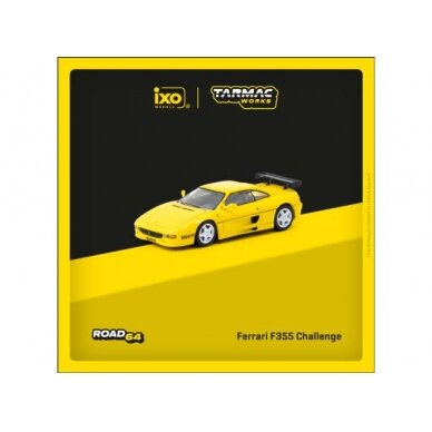 PRE-ORD3R Tarmac Modeliukas 1/64 Ferrari F355 Challenge, yellow