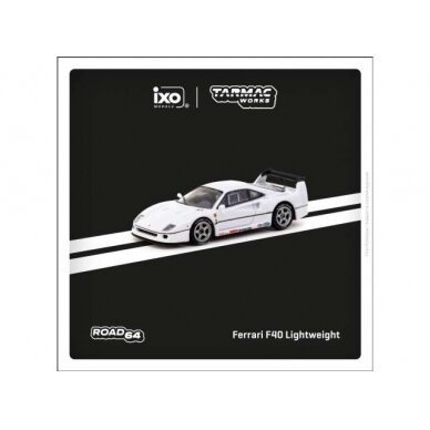 Tarmac 1/64 Ferrari F40 Lightweight, white