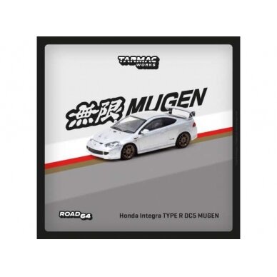 PRE-ORD3R Tarmac Modeliukas 1/64 Honda Integra Type R DC5 *Mugen*, silver