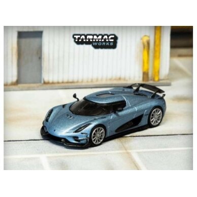 PRE-ORD3R Tarmac 1/64 Koenigsegg Regera, light blue metallic