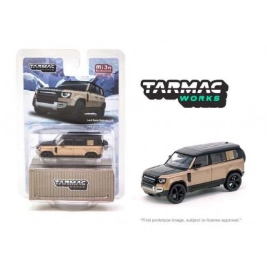 PRE-ORD3R Tarmac Modeliukas 1/64 Land Rover Defender 110, brons/black