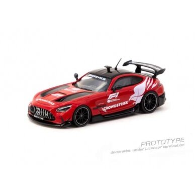 PRE-ORD3R Tarmac Modeliukas 1/64 Mercedes Benz AMG GT Black Series *Safety Car*, red/black