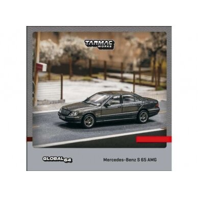 PRE-ORD3R Tarmac 1/64 Mercedes Benz S 65 AMG, tectite grey metallic