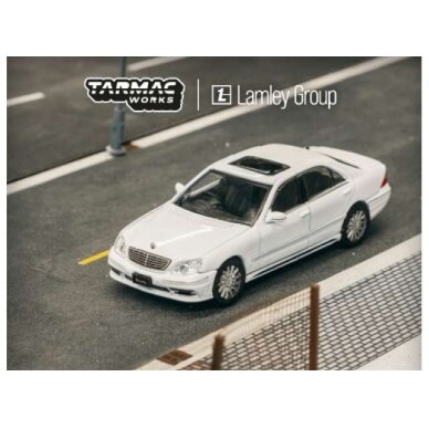 PRE-ORD3R Tarmac  1/64 Mercedes-Benz S-Class Wald, alabaster white