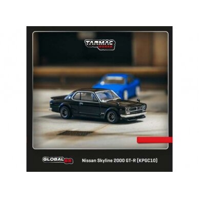 PRE-ORD3R Tarmac 1/64 Nissan Skyline 2000 GT-R KPGC10, black