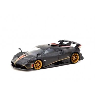 PRE-ORD3R Tarmac Modeliukas 1/64 Pagani Imola, matt black carbon fiber