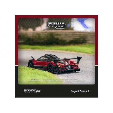 PRE-ORD3R Tarmac 1/64 Pagani Zonda R, Rosso Dubai