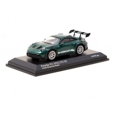 PRE-ORD3R Tarmac 1/64 Porsche 911 (992) GT3 RS, green metallic