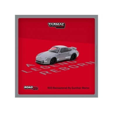 PRE-ORD3R Tarmac 1/64 Porsche 993 Remastered by Gunther Werks, grey