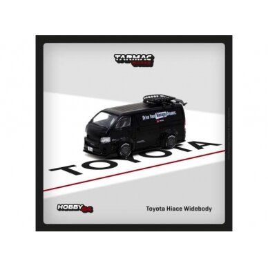 PRE-ORD3R Tarmac 1/64 Toyota Hiace Widebody, black