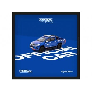 PRE-ORD3R Tarmac 1/64 Toyota Hillux Fuji Speedway Official car, blue