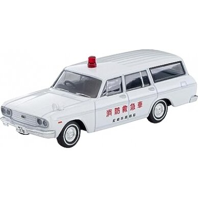 Tomica Limited Vintage NEO Modeliukas Toyopet Masterline Fire Ambulance Amagasaki City Fire Department