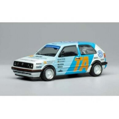 Pop Race Limited Modeliukas Volkswagen Golf GTI MK2 WRC 19, white/blue (yra Sandėlyje)