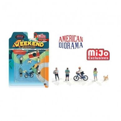 PRE-ORD3R American Diorama Modeliukas Weekend Warriors, various