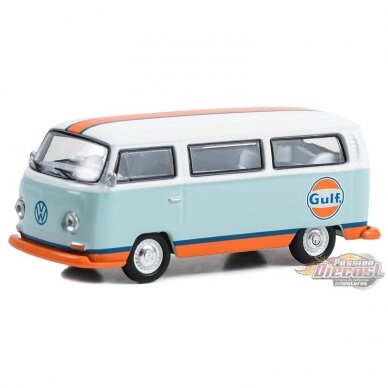 Green Light 1968 Volkswagen Type 2 (T2) Gulf Oil *Club Vee-Dub Series 17*, blue/orange