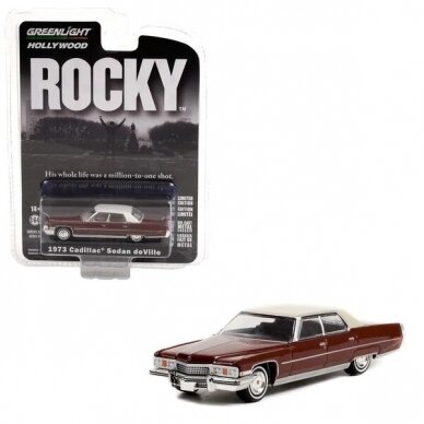 PRE-ORDER Green Light 1973 Cadillac DeVille Sedan (Rocky) *Hollywood Series 35*