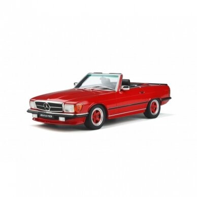 PRE-ORD3R OttOmobile Miniatures 1986 Mercedes Benz R107 500SL AMG *Resin series*, red