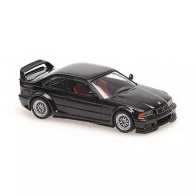 Maxichamps 1/43 Modeliukas 1993 BMW M3 E36 GTR, black (yra Sandėlyje)