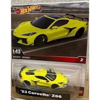 PRE-ORD3R Hot Wheels Premium Modeliukas 2023 Corvette Z06