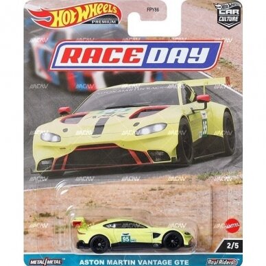 Hot Wheels Premium Modeliukas Aston Martin Vantage GTE (yra sandėlyje)