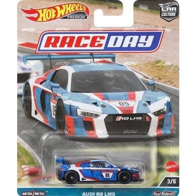 PRE-ORD3R Hot Wheels Premium Audi R8 LMS Race Day