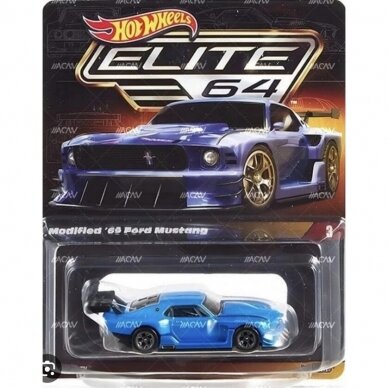 Hot Wheels Red Line Club Modeliukas Elite 64 Modified ’69 Ford Mustang (yra sandėlyje)