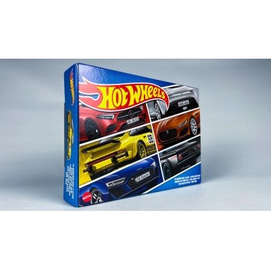 Hot Wheels Modeliukas European Car Culture in Deluxe Packaging with 6pcs (skilęs Audi apsauginis blisteris) (yra sandėlyje)