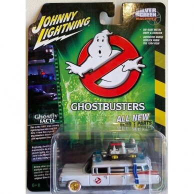 Johnny Lightning Modeliukas Ghostbusters 1959 Cadillac Ecto-1A 1/64 CHASE