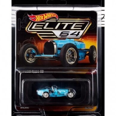 Hot Wheels Elite 64 Modeliukas Bugatti Type 59 (yra Sandėlyje)