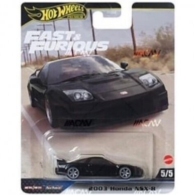 Hot Wheels Fast Furious Premium Modeliukas 2003 Honda NSX-R (yra Sandėlyje)