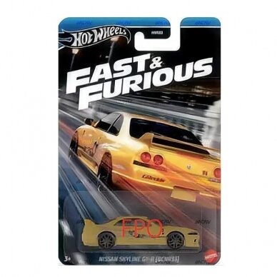 Hot Wheels Mainline Fast and Furious Nissan Skyline GT-R BCNR33