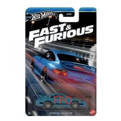 Hot Wheels Mainline Fast and Furious Porsche 911 GT3 cup