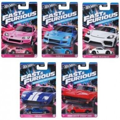 Hot Wheels Modeliukų rinkinys F&F Fast Themed Assortment (yra Sandėlyje)