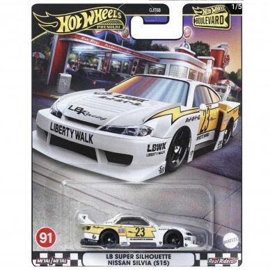 Hot Wheels Premium 2024 Boulevard 91. LB Super Silhouette Nissan Silvia (S15)