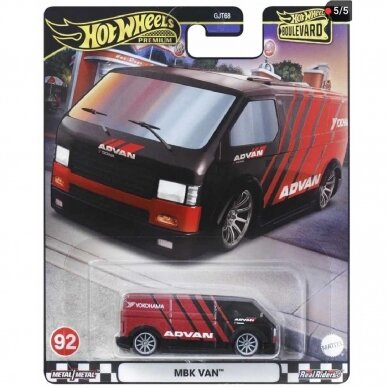 Hot Wheels Premium 2024 Boulevard Modeliukas 92. MBK van Advan (yra Sandėlyje)