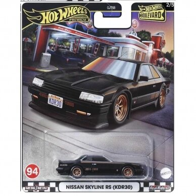 Hot Wheels Premium 2024 Boulevard Modeliukas 94. Nissan Skyline RS (KDR30) (yra Sandėlyje)