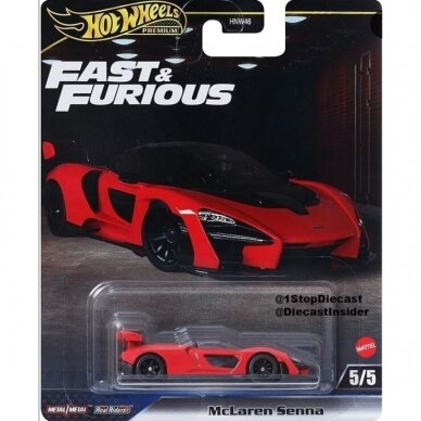 PRE-ORDER Hot Wheels Premium Boulevard Modeliukas McLaren Senna