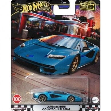 Hot Wheels Premium Boulevard Series Lamborghini Countach LPI 800-4