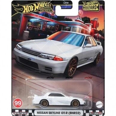 Hot Wheels Premium Boulevard Series Modeliukas Nissan Skyline GT-R (BNR32) (yra Sandėlyje)