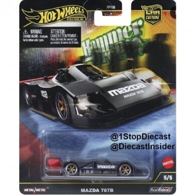 PRE-ORDER Hot Wheels Premium Car Culture Hummer Drop Mazda 787B