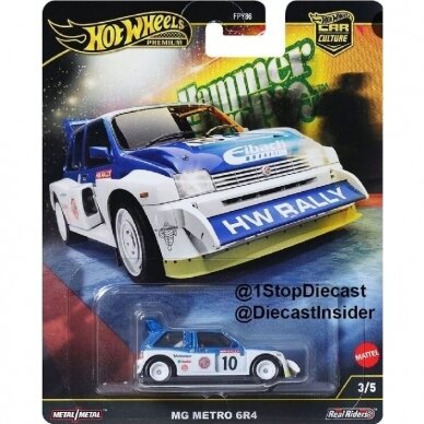 PRE-ORDER Hot Wheels Premium Car Culture Hummer Drop MG Metro 6R4