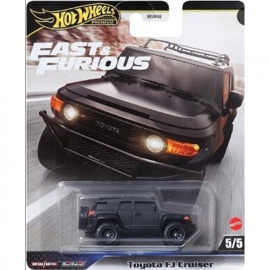 Hot Wheels Premium Fast & Furious Modeliukas Toyota FJ Cruiser (yra Sandėlyje)