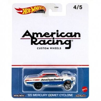 Hot Wheels Premium Modeliukas 1965 Mercury Comet Cyclone (yra Sandėlyje)