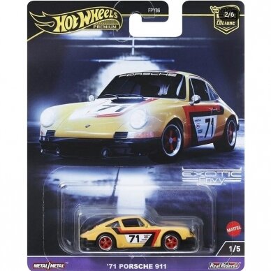 Hot Wheels Premium Modeliukas 1971 Porsche 911 *Car Culture Exotic Eny* (yra Sandėlyje)